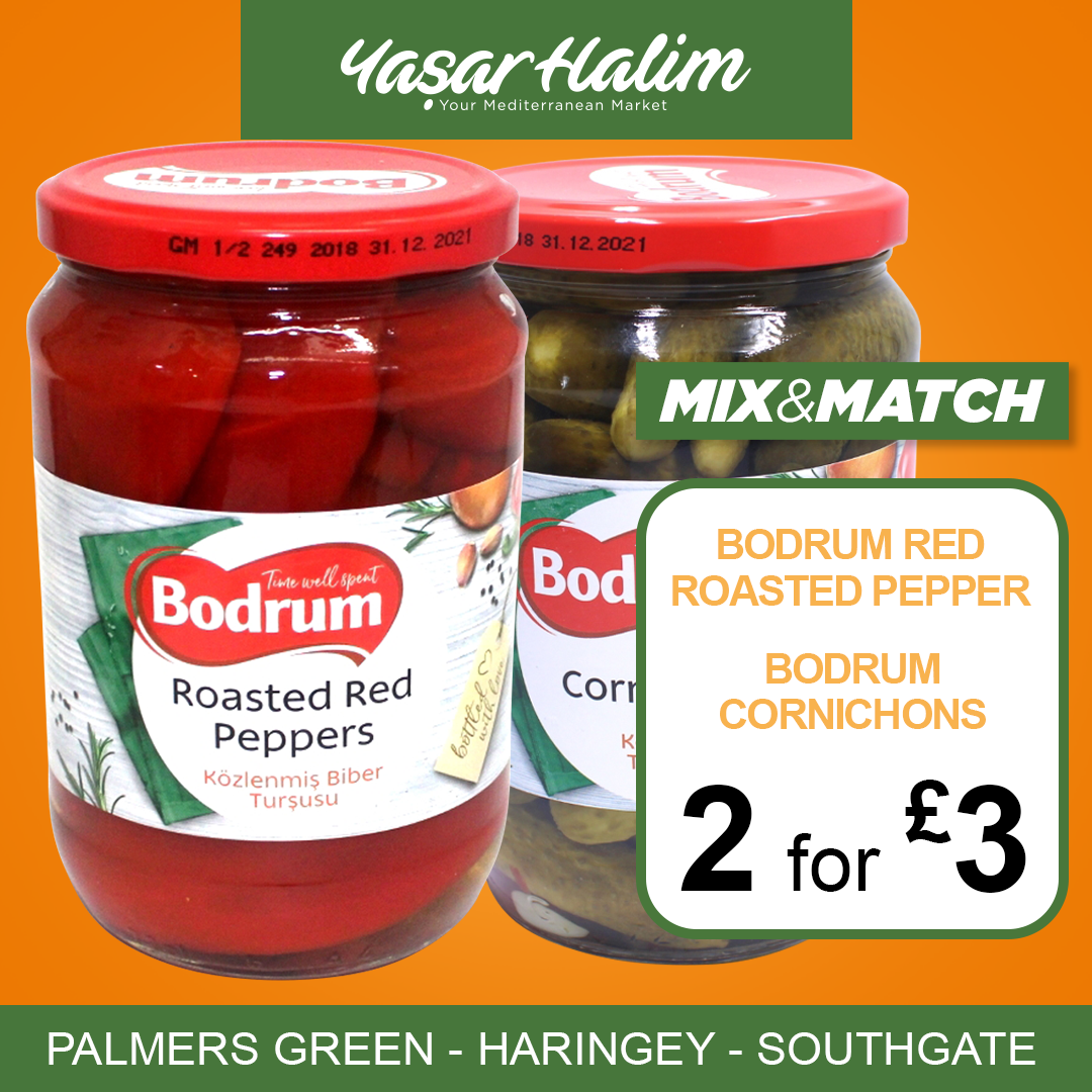 Bodrum Cornichons 680G